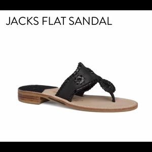 Jack Rogers flat sandal - black sz 7